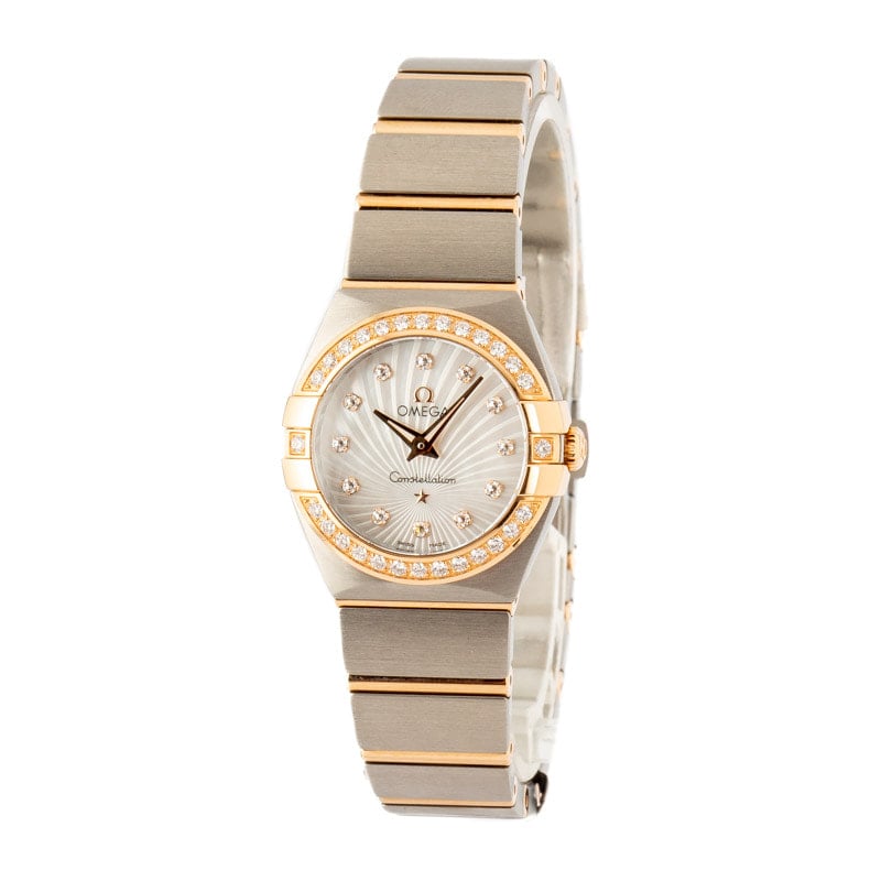 Omega Constellation Mother of Pearl Diamond Supernova Dial