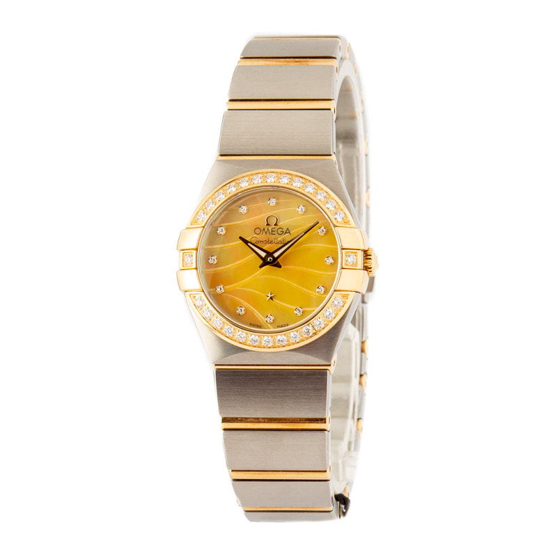 Omega Constellation Wavy Champagne Dial