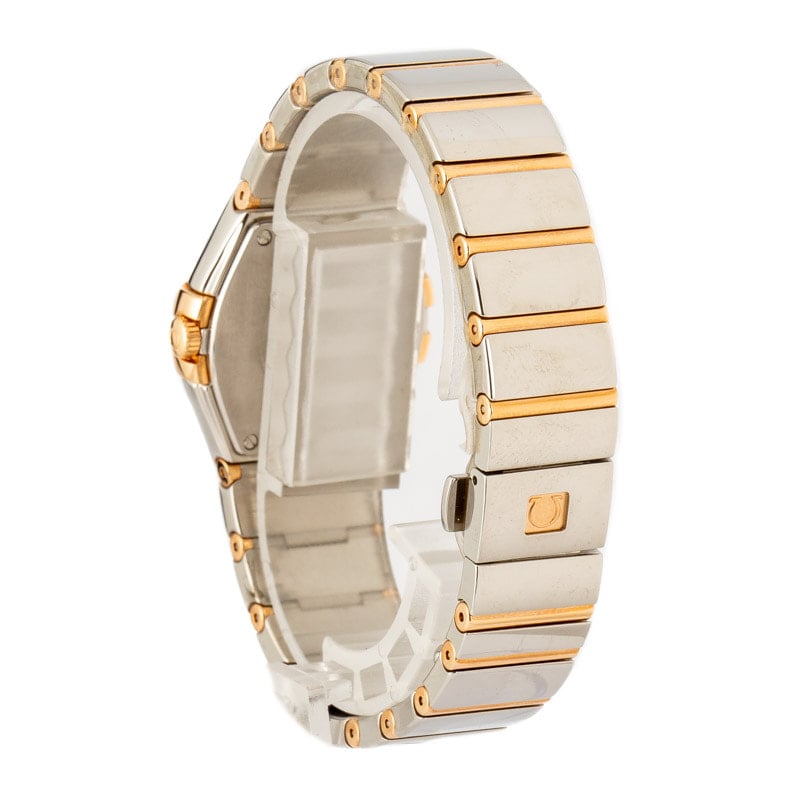 Ladies Omega Constellation Red Gold & Steel