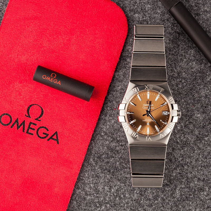 Omega Constellation Stainless Steel Bronze Dial