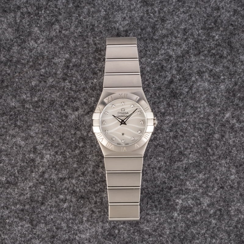 Omega Constellation Mother of Pearl Wavy Dial