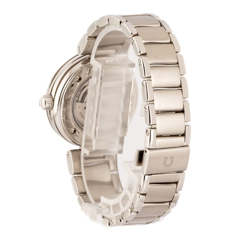 Ladies Omega De Ville Ladymatic Mother of Pearl Supernova Dial