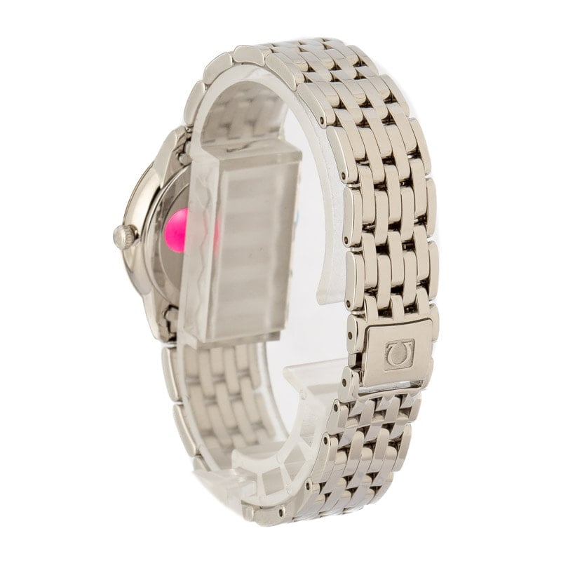 Omega De Ville Prestige Blue Mother of Pearl Diamond Dial