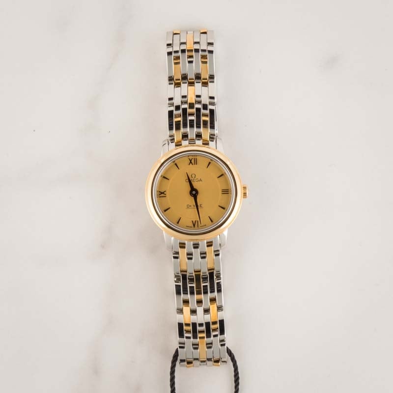 Womens Omega De Ville Prestige Champagne Dial