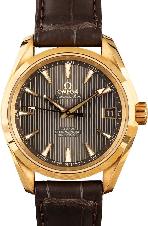 omega seamaster brown