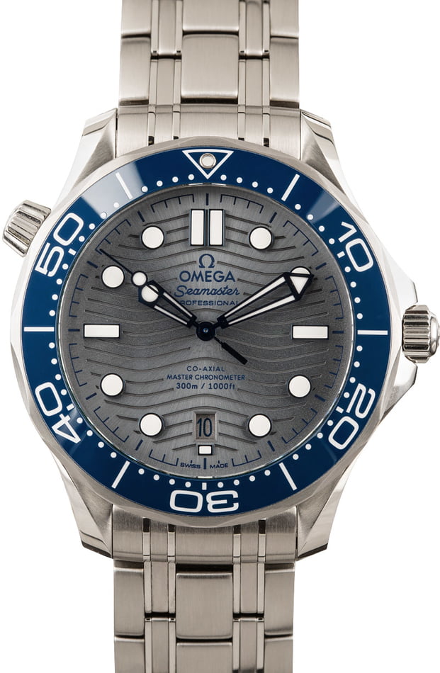 omega seamaster wave dial