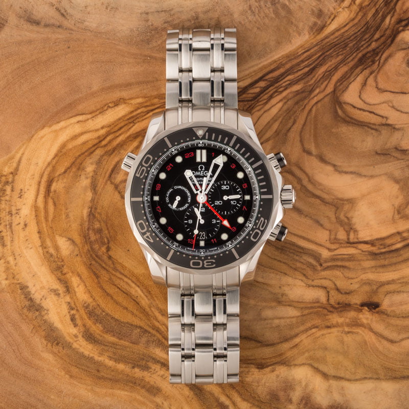 Omega Seamaster Diver 300M GMT Stainless Steel
