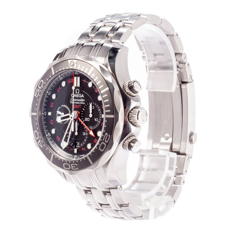 Omega Seamaster Diver 300M Co-Axial Chronometer GMT