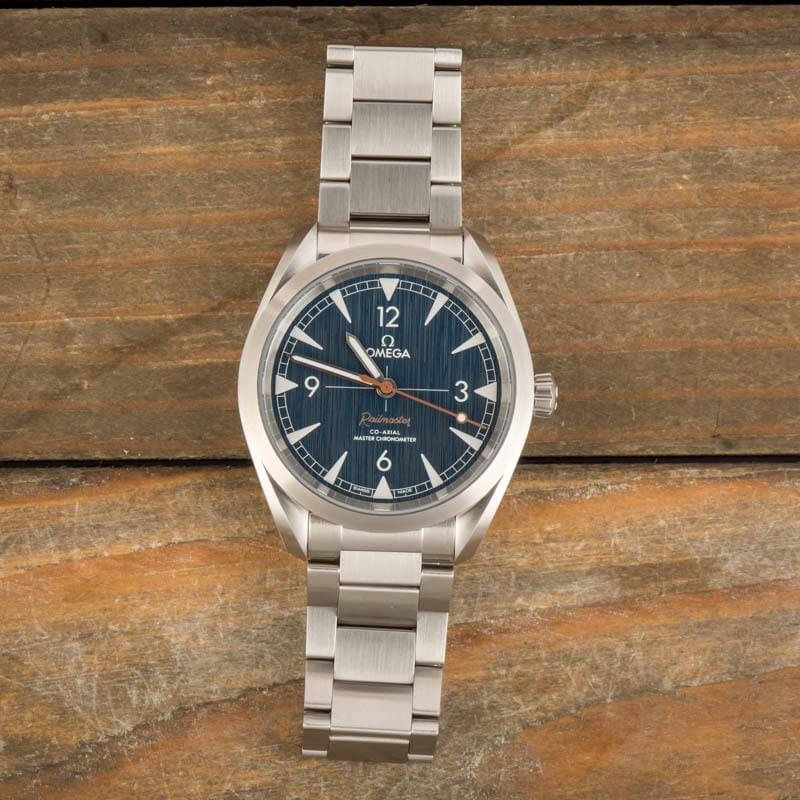 Omega Seamaster Railmaster Blue Jeans Dial