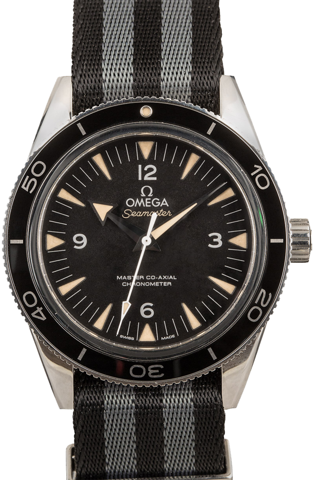 Omega Seamaster Black Arabic Dial