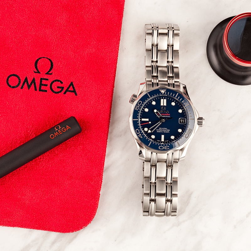 Omega Seamaster Diver 36.25MM Blue Wave Dial