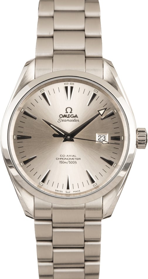 pre owned omega aqua terra