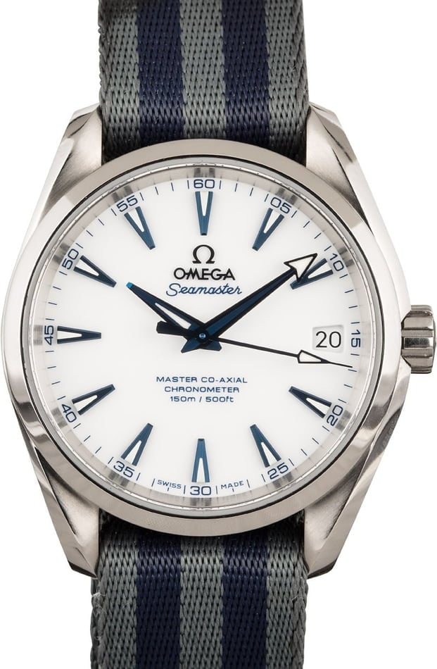 omega aqua terra green second hand