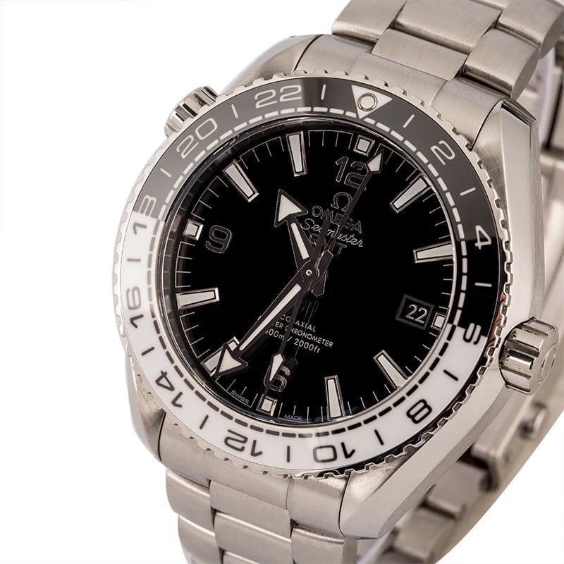 Omega Seamaster Planet Ocean 600M Co-Axial GMT Ceramic Bezel