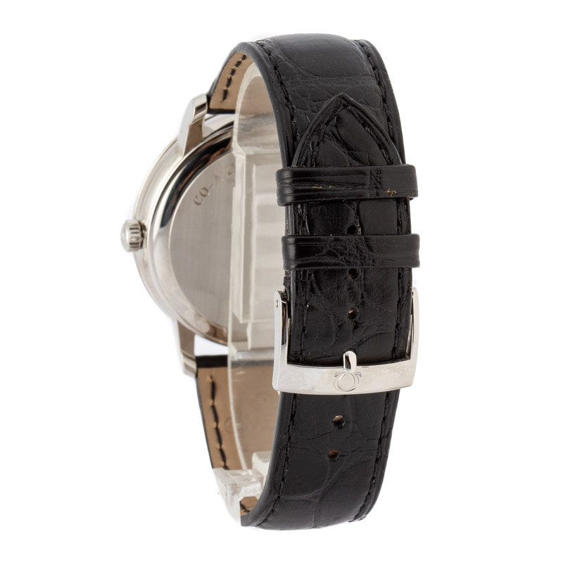 Omega De Ville Prestige Grey Roman Dial