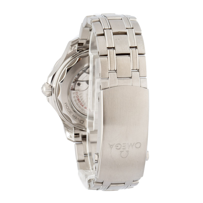 Omega Seamaster Diver 300M Wave Blue Dial