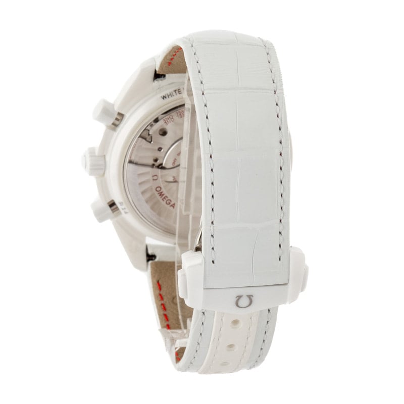 Omega Speedmaster White Side of the Moon Ceramic Case
