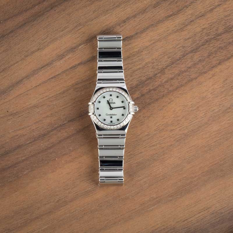 Omega Lady Constellation White Mother of Pearl Dial
