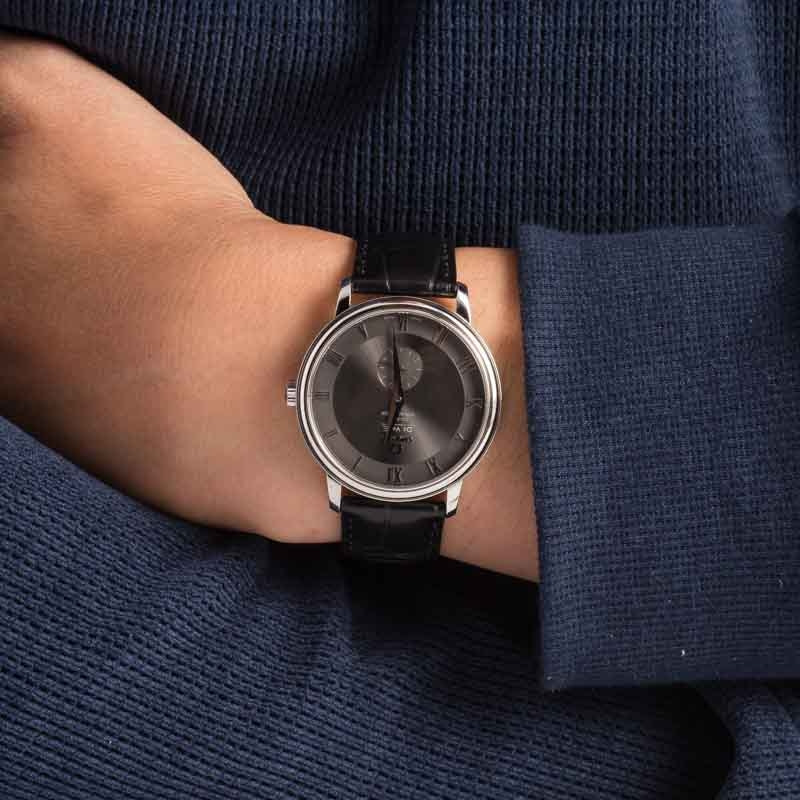 Omega De Ville Prestige Grey Roman Dial