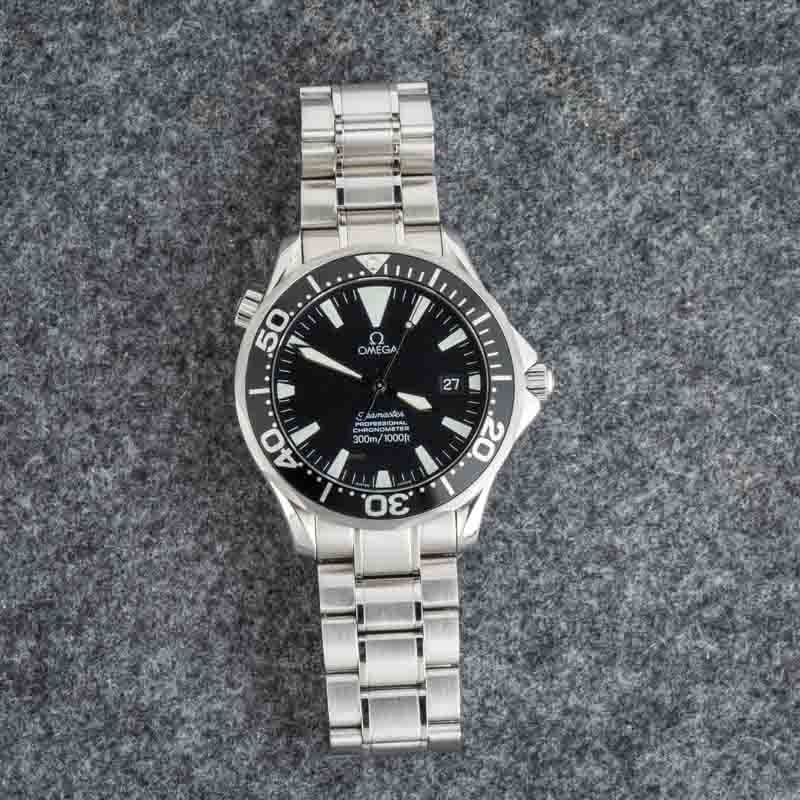 Pre-owned Omega Seamaster 41MM Black Dial