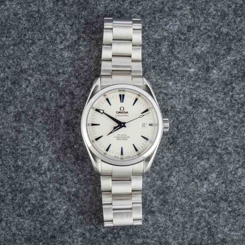Pre-owned Omega Seamaster White Dial