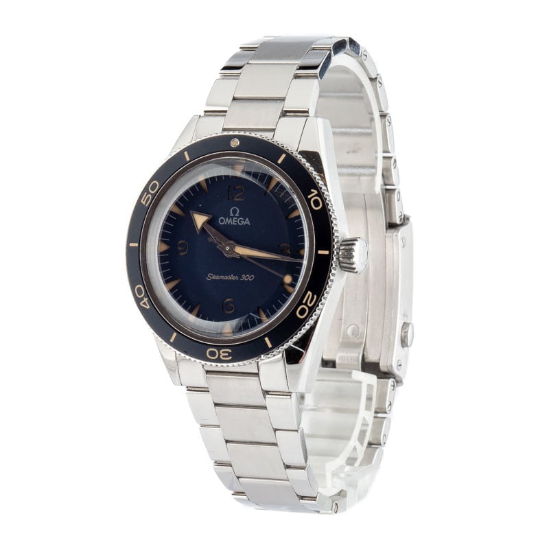 Omega Seamaster 300 Blue Arabic Dial