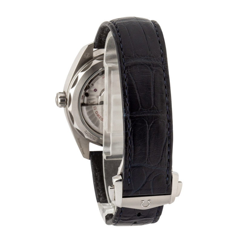 Used Omega Seamaster Aqua Terra 150M Blue Teak Dial