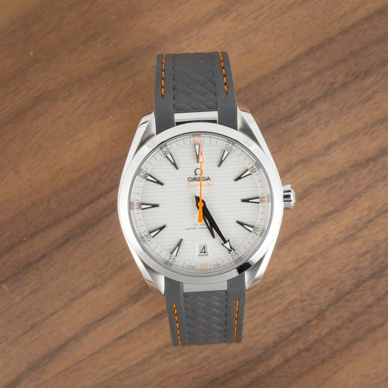 Used Omega Seamaster Aqua Terra 150M Steel on Rubber Strap