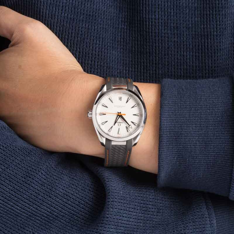 Used Omega Seamaster Aqua Terra 150M Steel on Rubber Strap