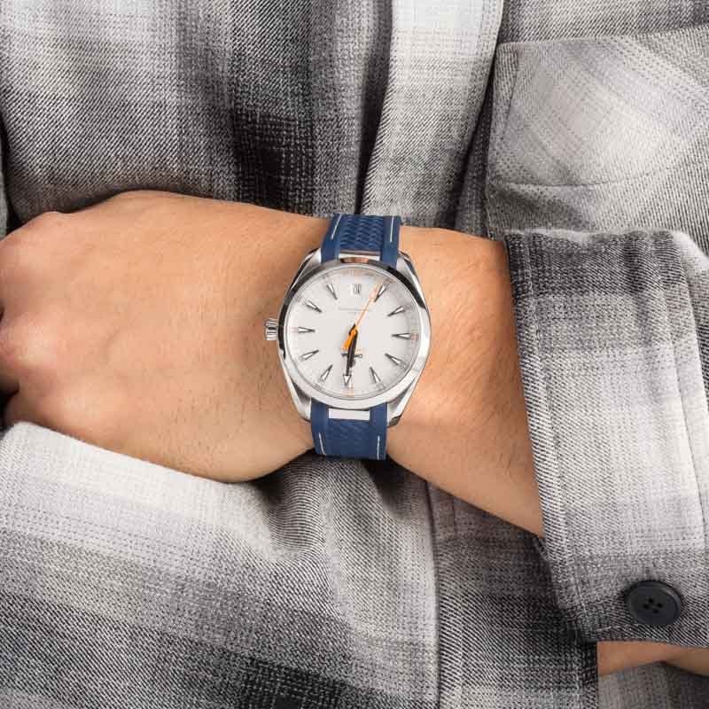 Used Omega Seamaster Aqua Terra 150M Steel on Rubber Strap