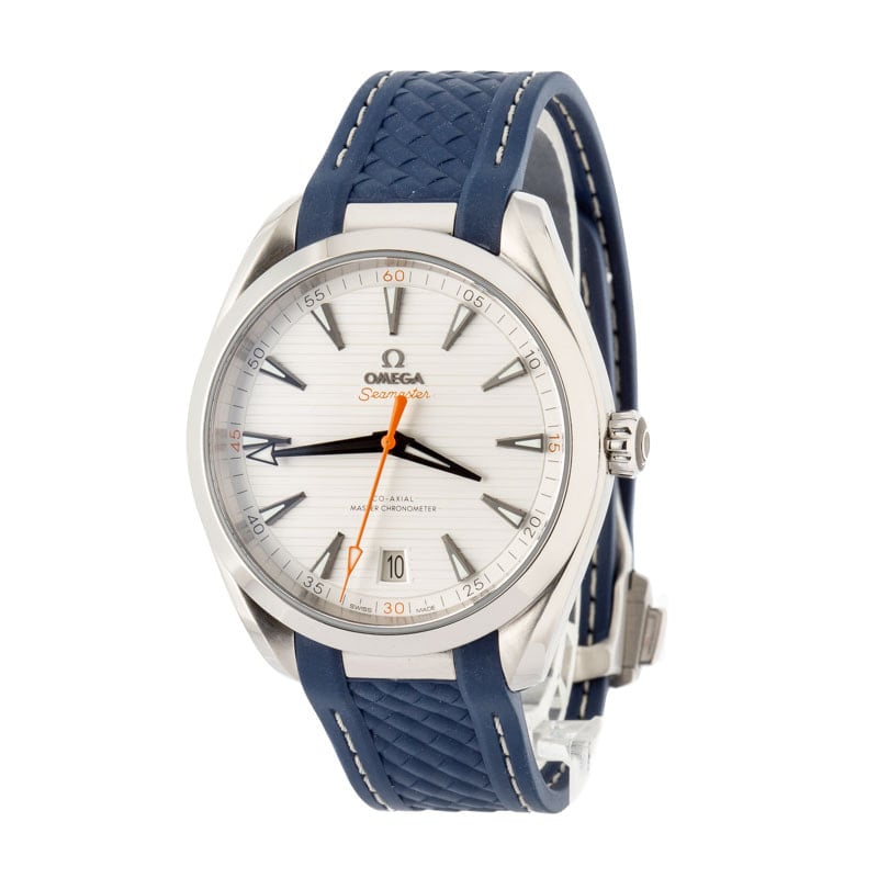 Used Omega Seamaster Aqua Terra 150M Steel on Rubber Strap