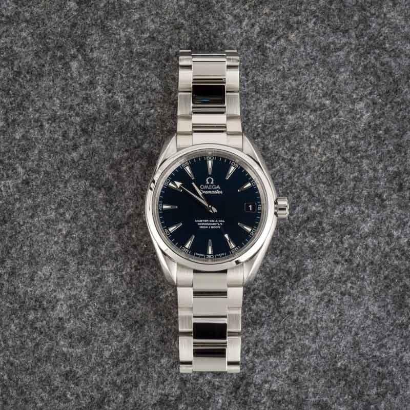 Omega Seamaster Blue Teak Aqua Terra 150M