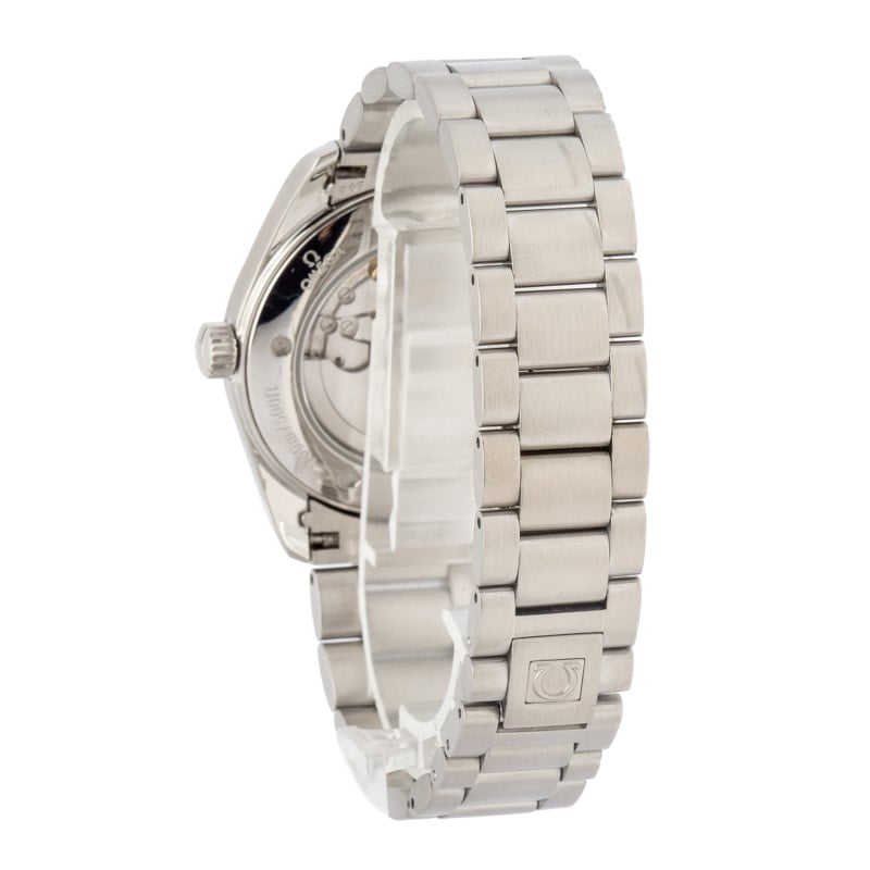 Preowned Omega Seamaster Aqua Terra Silver Dial