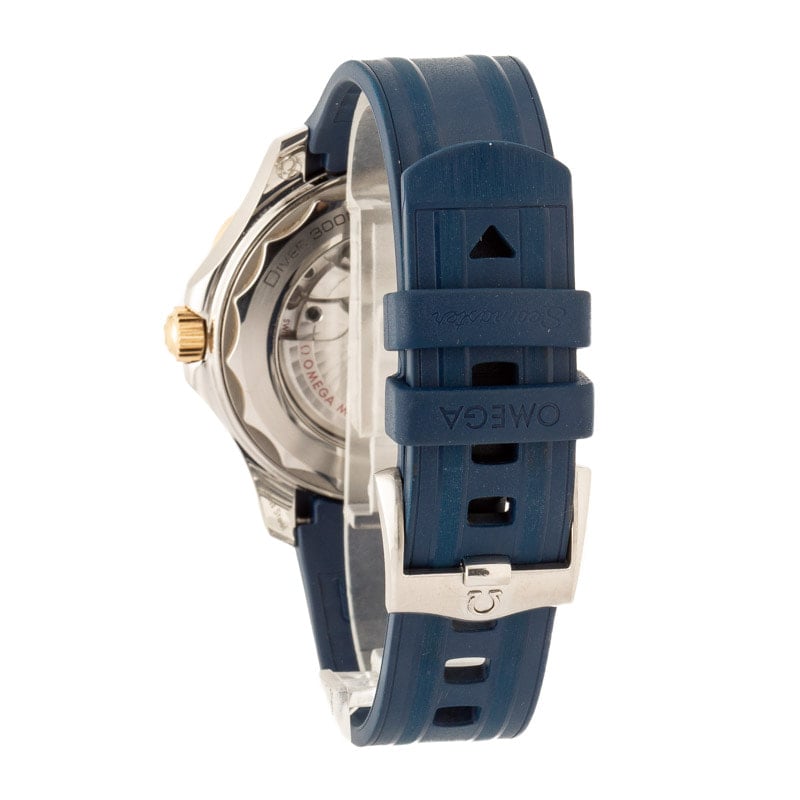 Preowned Omega Seamaster Stainless Steel & 18k Yellow Gold