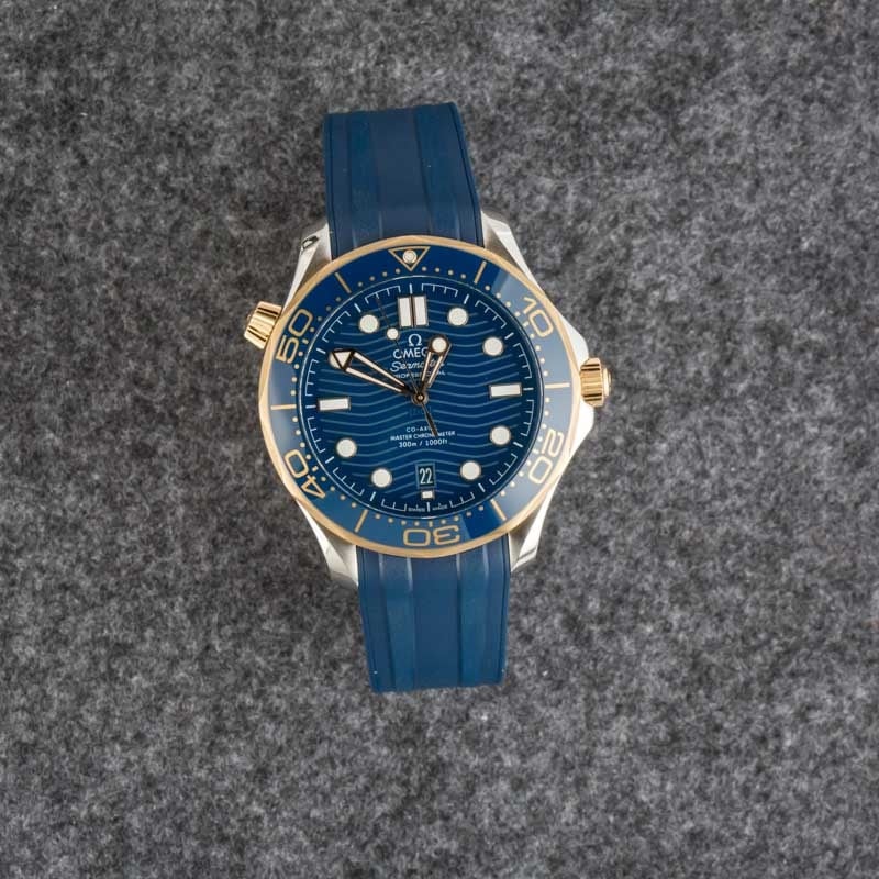 Preowned Omega Seamaster Stainless Steel & 18k Yellow Gold