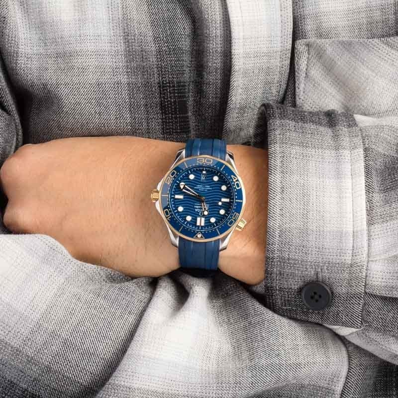Preowned Omega Seamaster Stainless Steel & 18k Yellow Gold