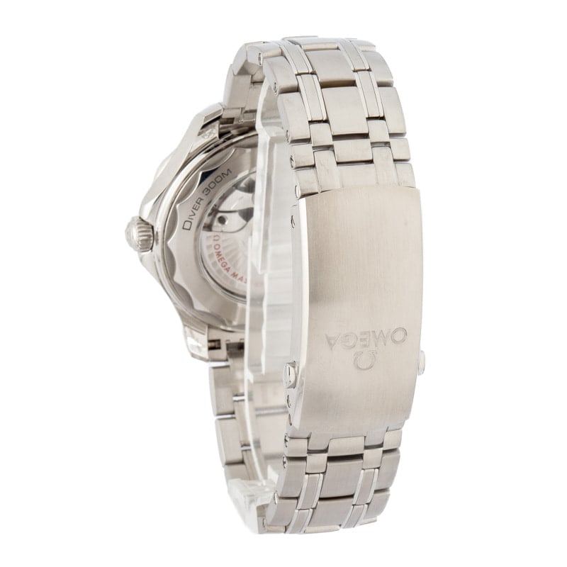 Omega Seamaster Stainless Steel Diver 300M Black Dial