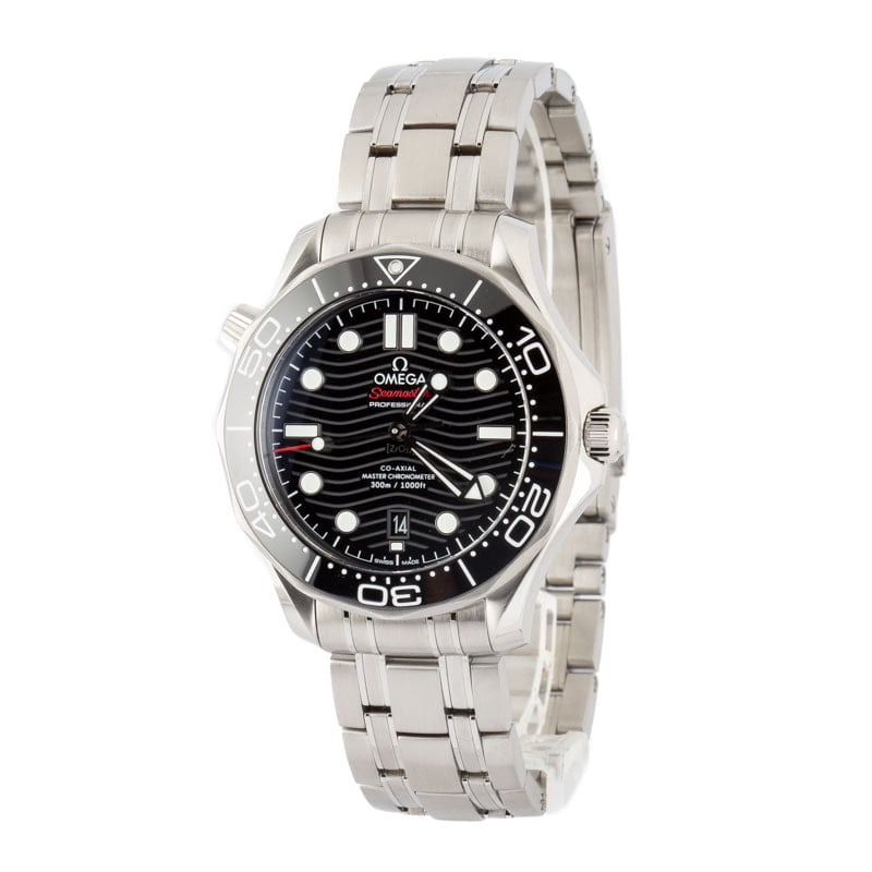 Omega Seamaster Stainless Steel Diver 300M Black Dial