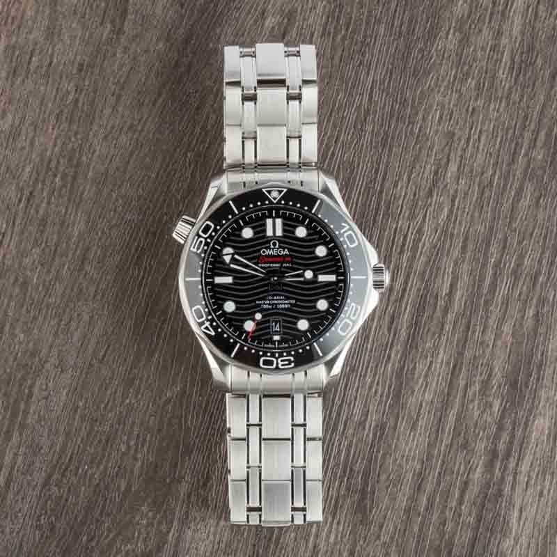 Omega Seamaster Stainless Steel Diver 300M Black Dial