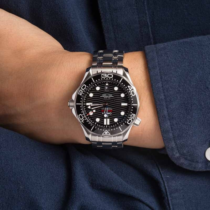 Omega Seamaster Stainless Steel Diver 300M Black Dial