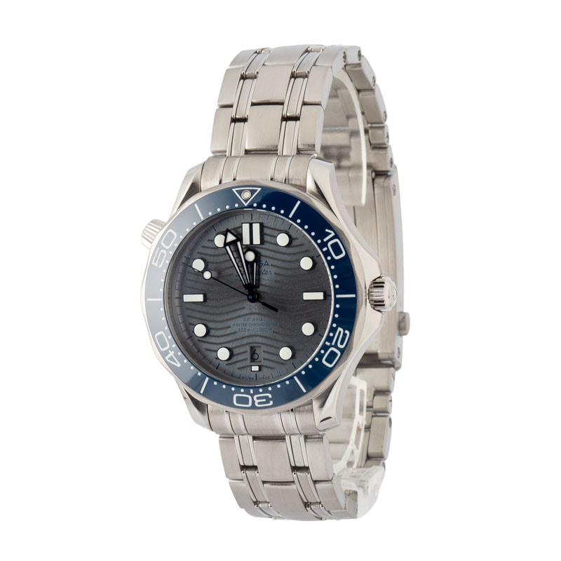 Omega Seamaster Diver 300M Slate Wave Dial