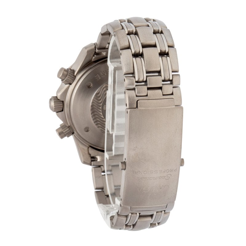 Preowned Omega Seamaster 300M Blue Wave Chronograph Dial