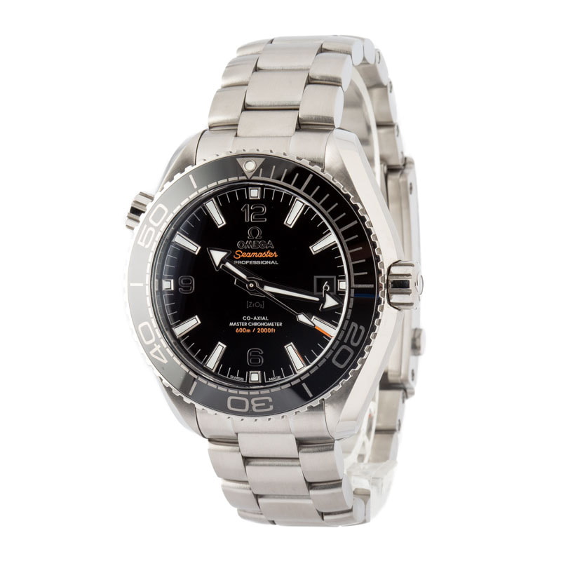 Omega Seamaster Planet Ocean Master Chronometer Black & Orange