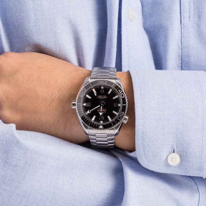 Pre-owned Omega Seamaster Planet Ocean 600M Stainless Steel