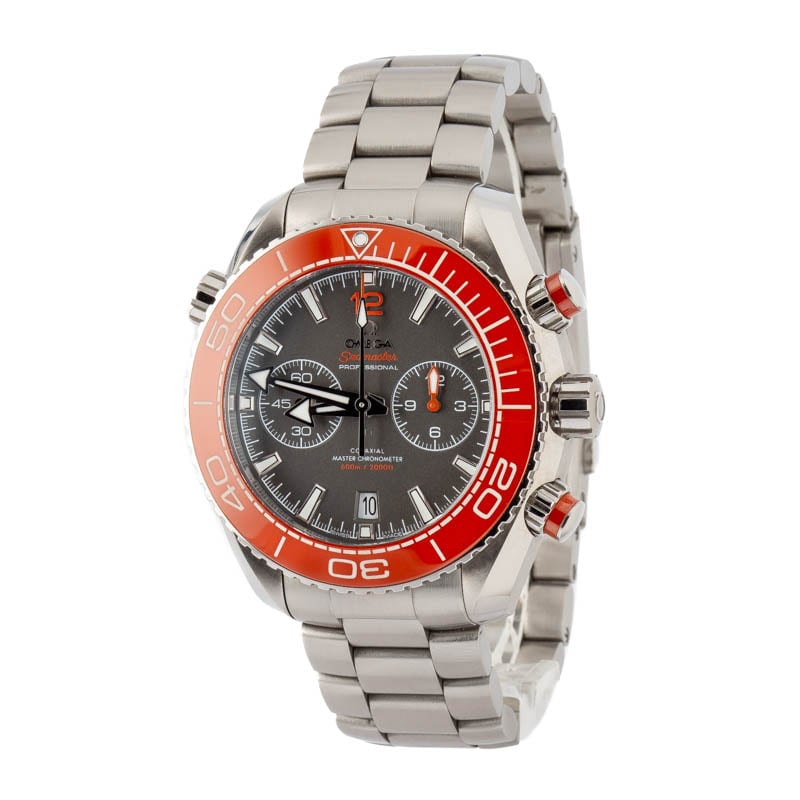 Omega Seamaster Planet Ocean Orange Timing Bezel