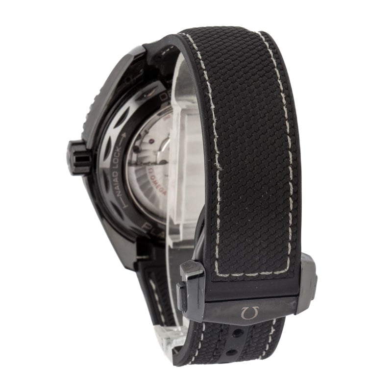 Omega Seamaster Planet Ocean Deep Black Ceramic on Rubber