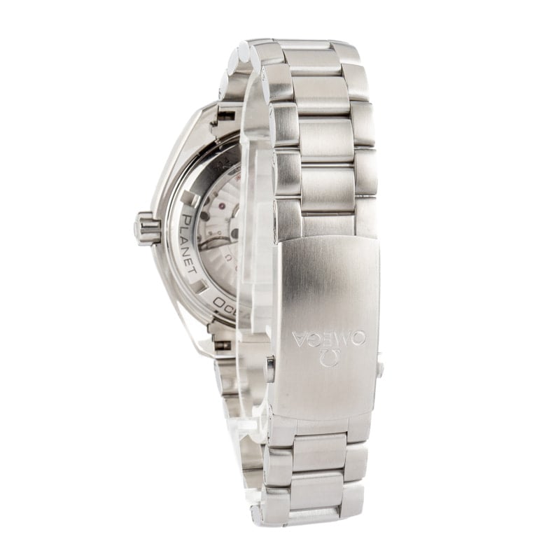 Used Omega Seamaster Planet Ocean Orange Bezel