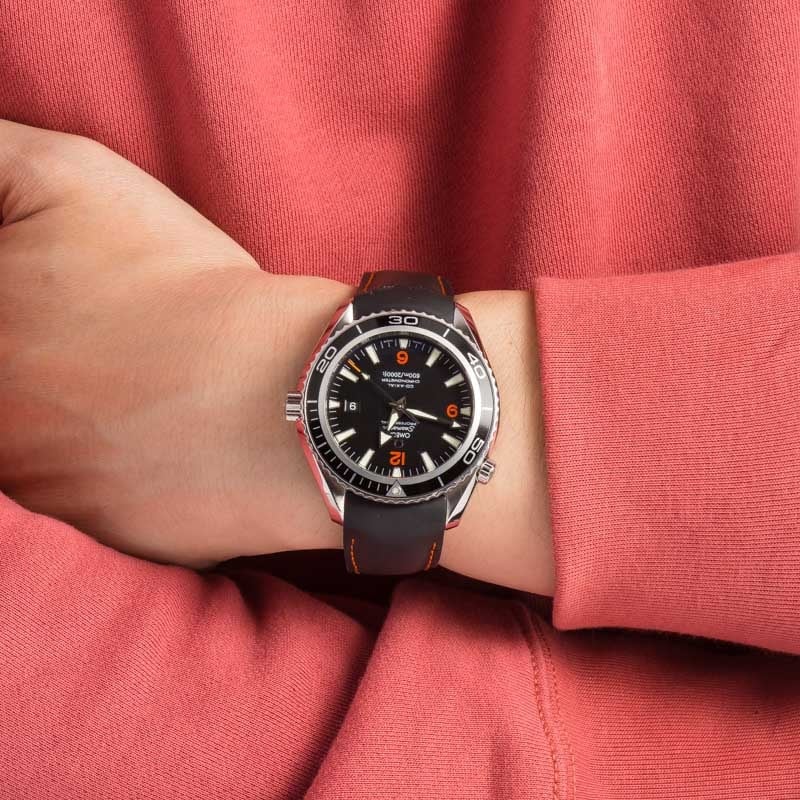 Pre-owned Omega Seamaster Planet Ocean 45.5MM Stainless Steel