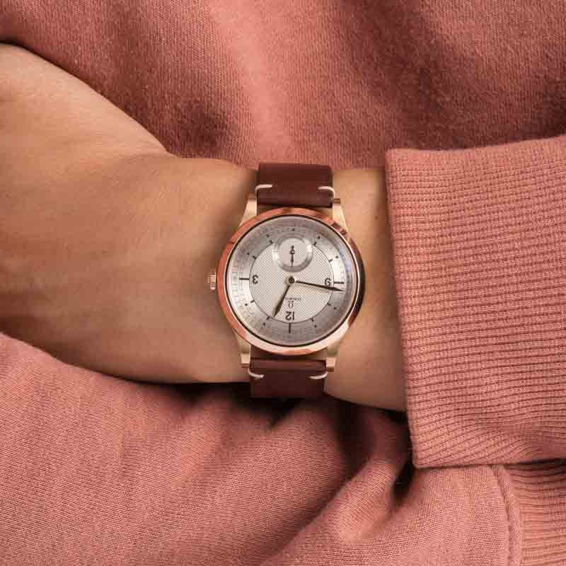 Omega Specialities Paris 2024 Bronze Gold on Leather Strap