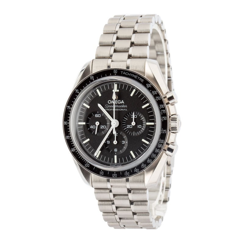 Men's Omega Speedmaster Black Dial Moonwatch Professional 42MM